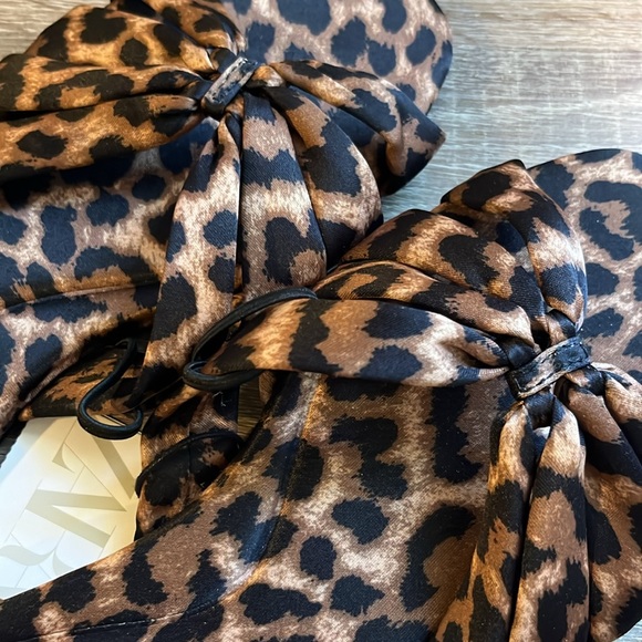 Zara leopard satin slides size 38 - Picture 4 of 5